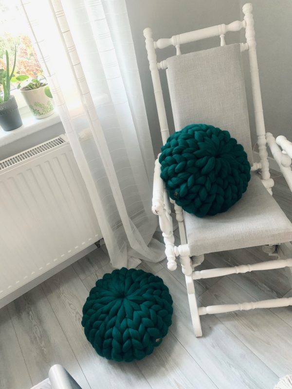 Ozdobna Kula Czesankowa śr.40 - Zieleń
