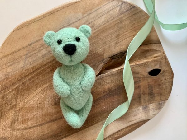 Filcowy Miś Teddy - Mięta