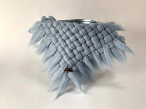 Kocyk Czesankowy Szarpek 40x40 - Jasny Jeans