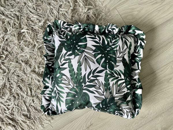 Poduszka Wodoodporna z falbanką - Monstera Premium 40x40 - obrazek 4