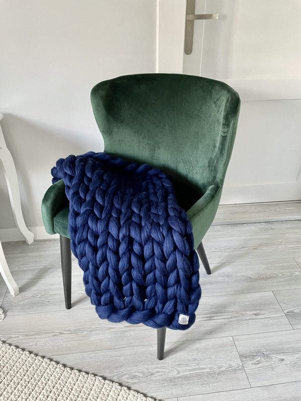 Koc Czesankowy 80x90 - Granat