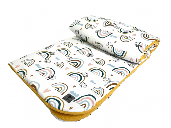 Pościel Niemowlęca Premium z Wypełnieniem "Tęcza" 70x100 Outlet - Image 2