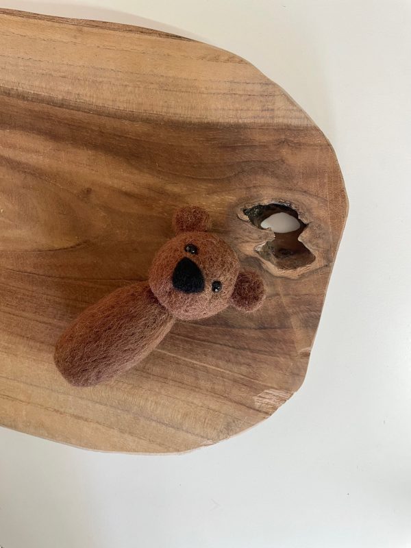 Filcowy Miś Teddy Grzechotka - Toffi