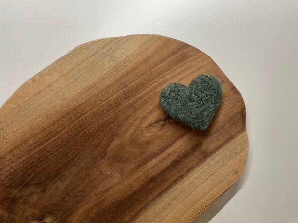 Filcowe Serduszko Love - Melanż Szałwia